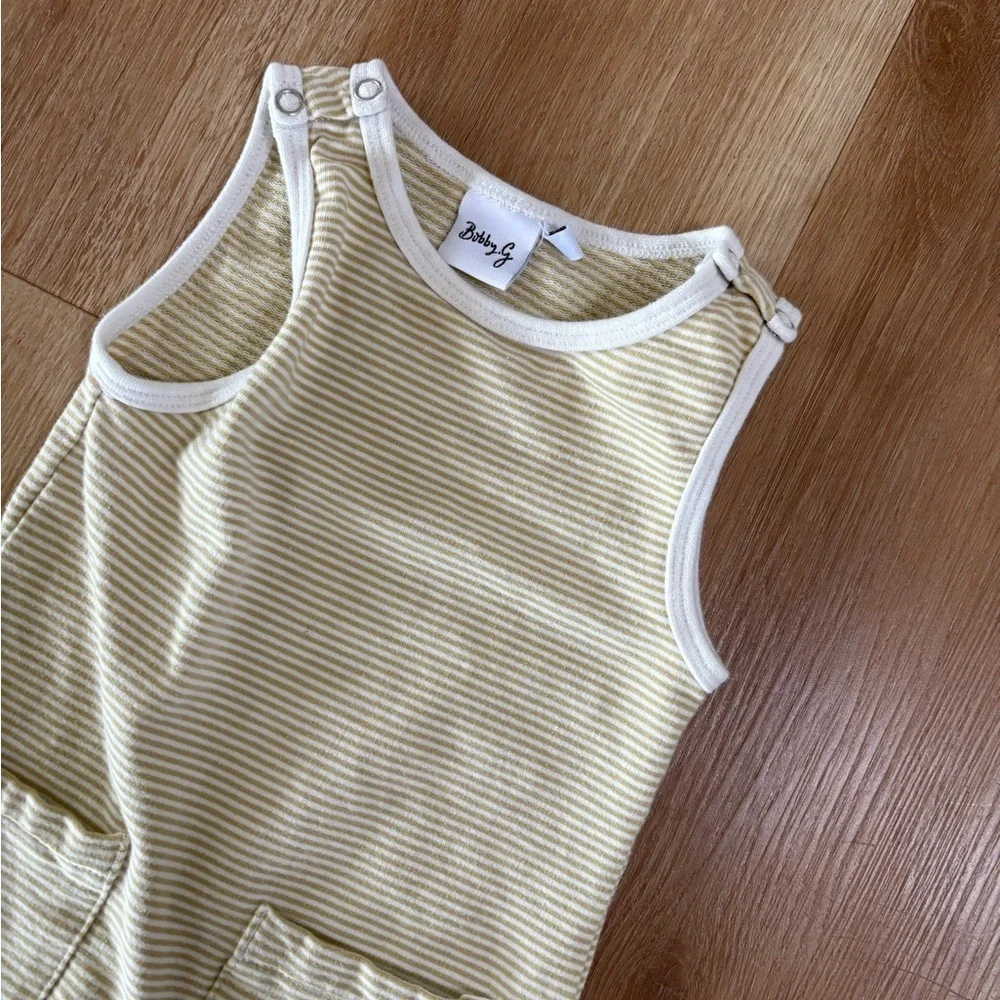 Yellow Striped Kids Romper (Bobby. G)